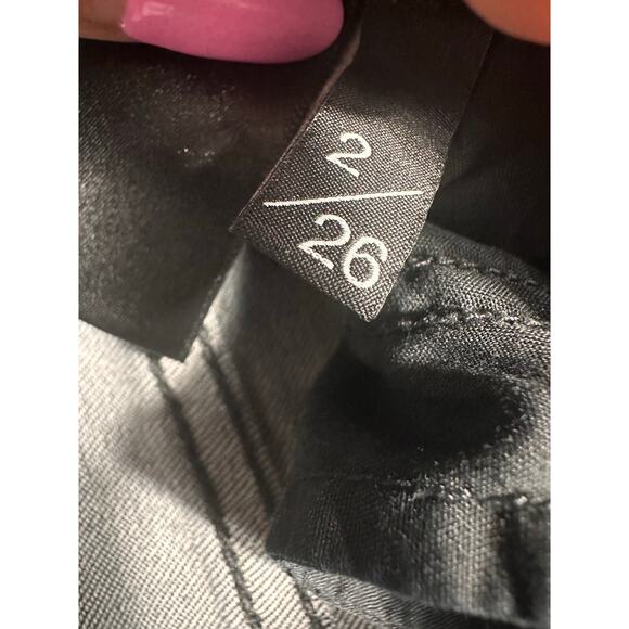 Parker Smith Grey Skinny Jeans Size 2 / 26 Raw Hem Ankle - Picture 4 of 7